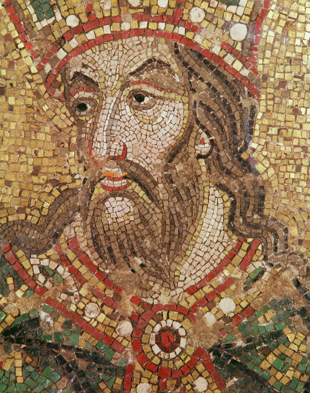 Egy király feje (mozaik) (részlet) alkotó: Byzantine School