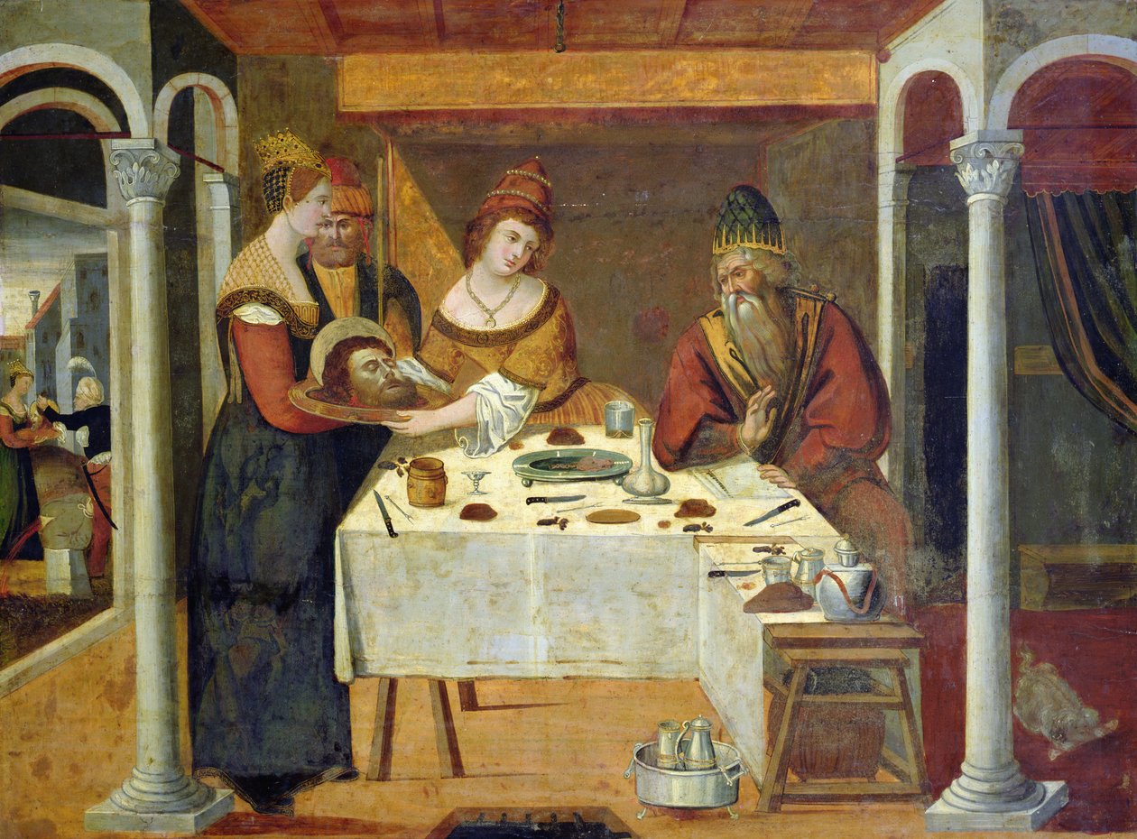Heródes ünnepe, 1500 körül alkotó: Byzantine School