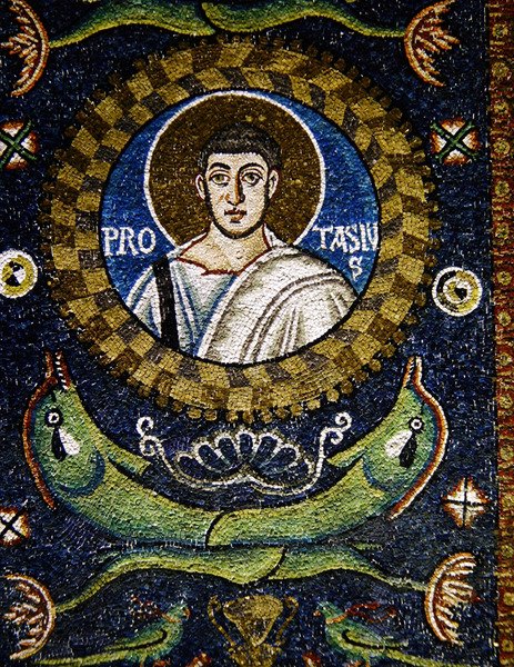 Szent Protasio (mozaik) alkotó: Byzantine School