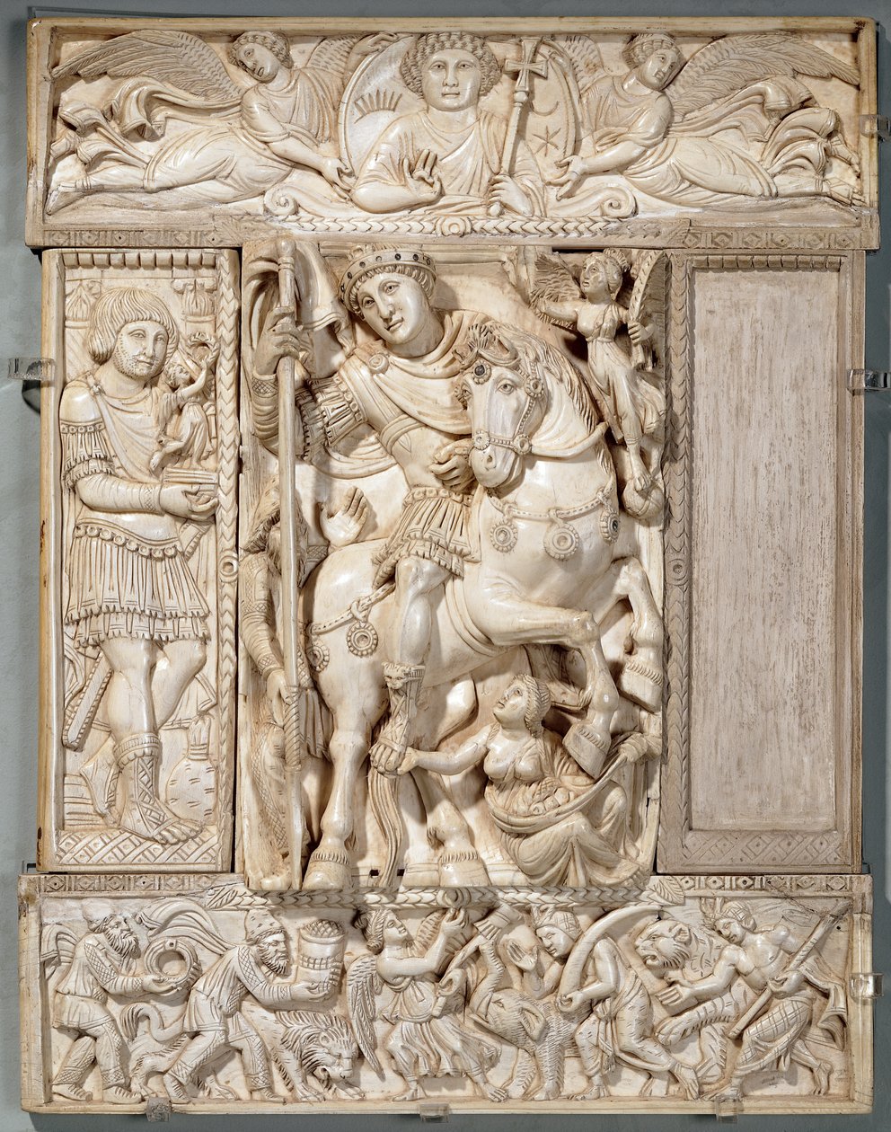 A diadalmas császár, Barberini elefántcsontként ismert, i.sz. 500-550 alkotó: Byzantine School