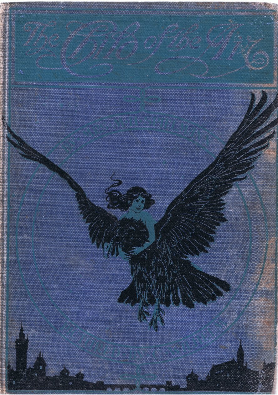 Az elülső borítóterv, a The Child of the Air pubból, Duckworth, 1910 alkotó: C. Wilhelm