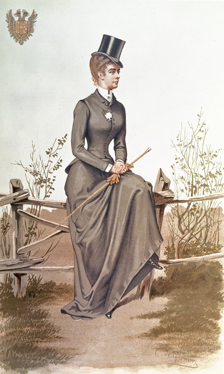 Bajor Erzsébet (1837-96), Vincent Brooks litográfiája, Day und Son, pub. 1884. április a Vanity Fairben alkotó: C de Grimm