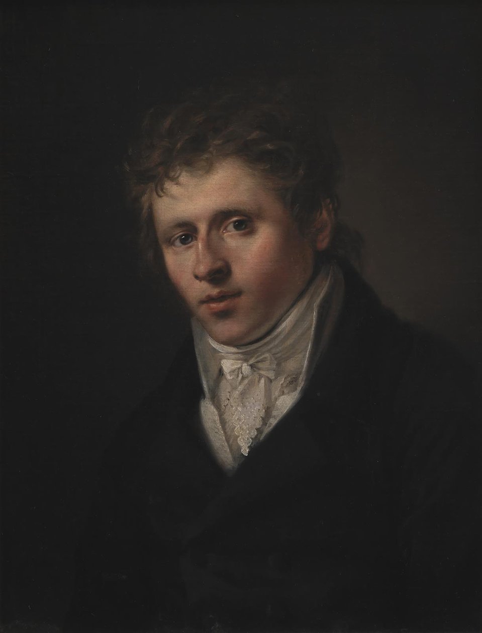 Johan Christian Dahl festő portréja alkotó: C.A. Jensen