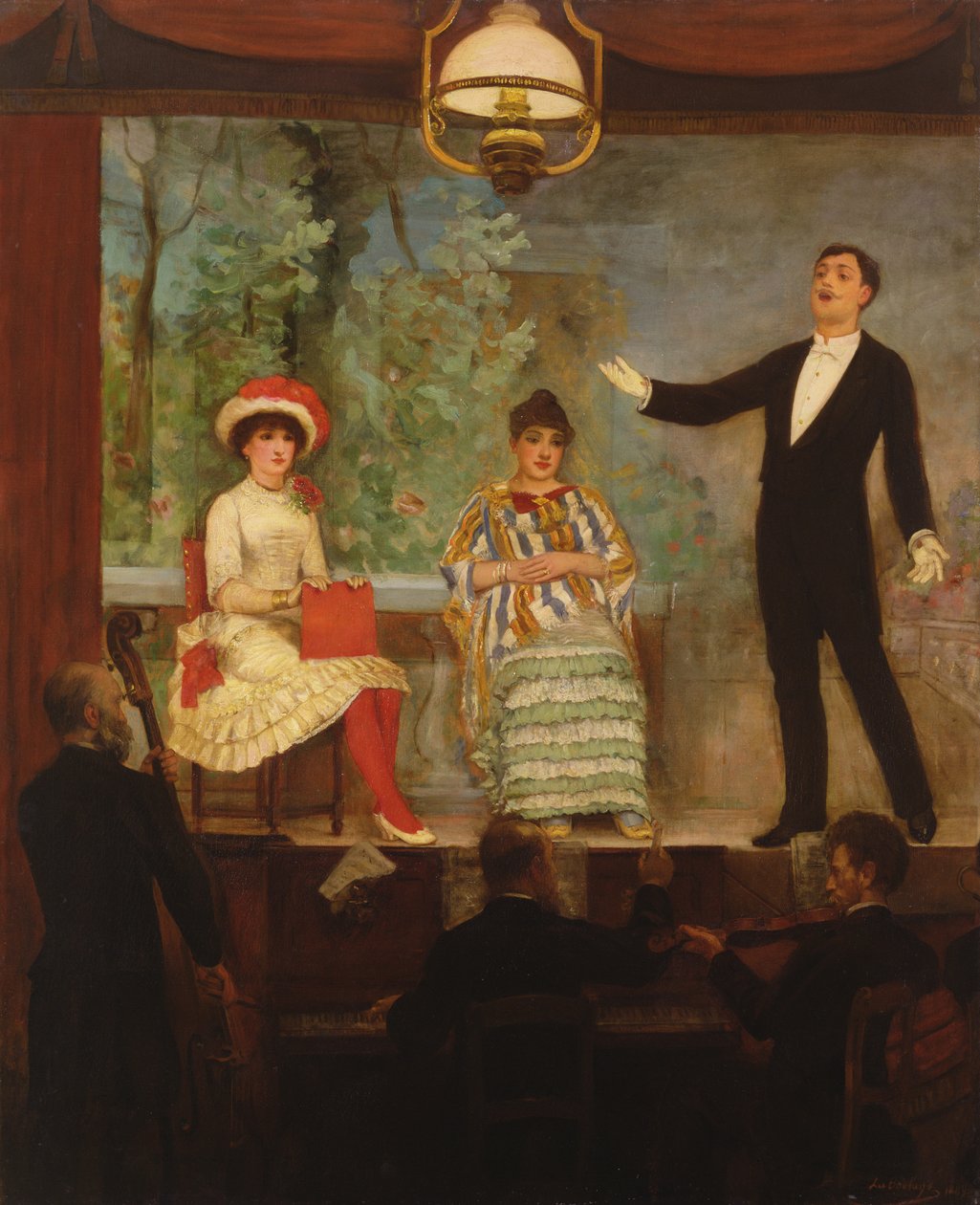 A Chantant kávézó, 1889 alkotó: C.A. Paul de la Boulaye