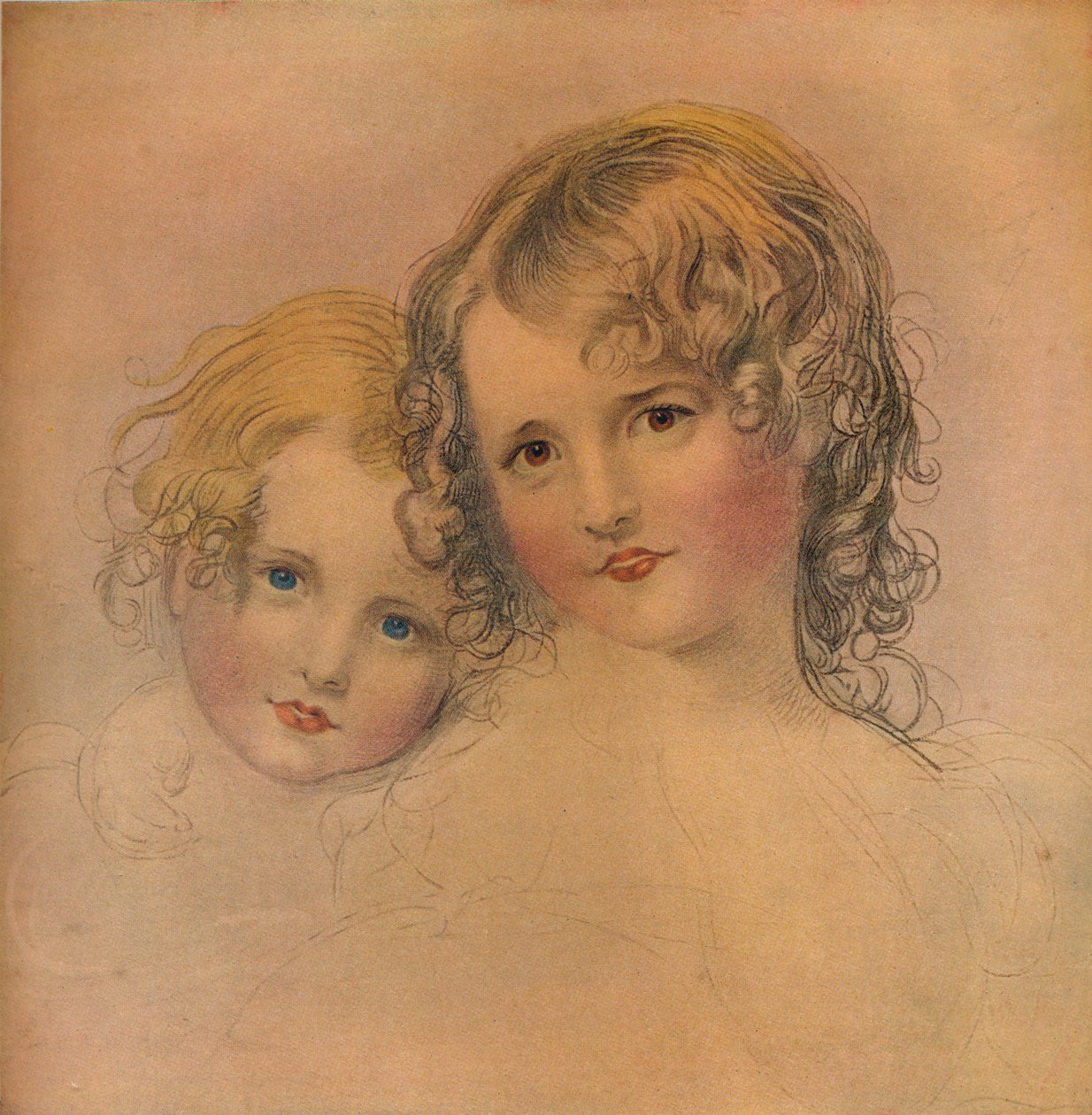 The Calmady Children, 1823, 1916 alkotó: CG Lewis