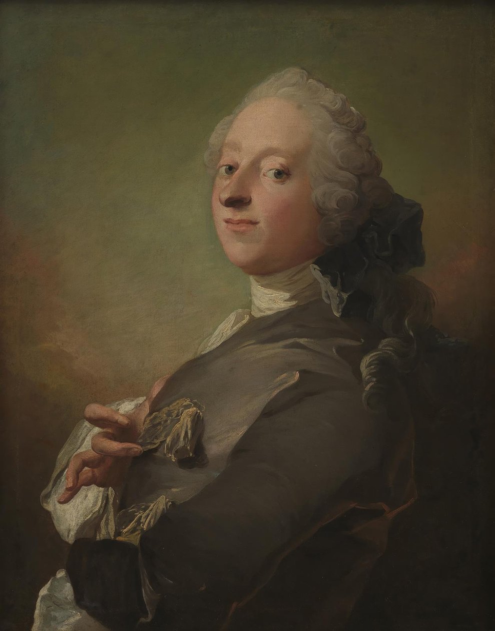 Kgl portréja. Johann Gottfried Becker udvari gyógyszerész alkotó: C.G. Pilo