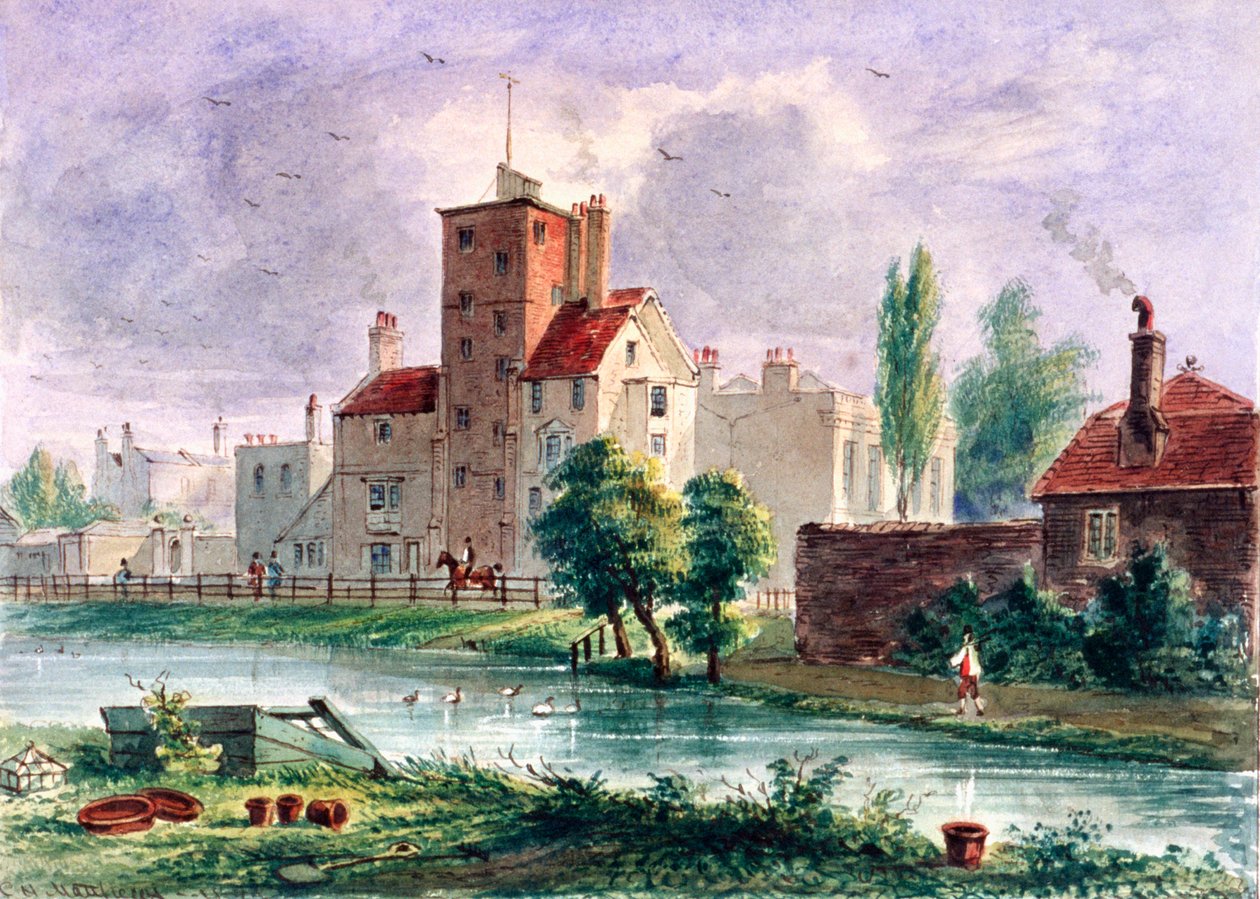 Canonbury House, Islington, London, 1835 alkotó: CH Matthews