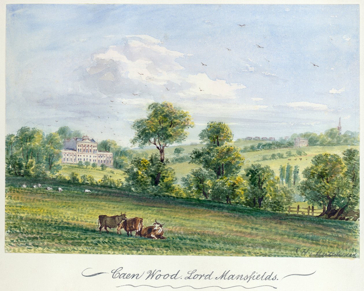 Kenwood, House, Hampstead, London, 1850 alkotó: CH Matthews