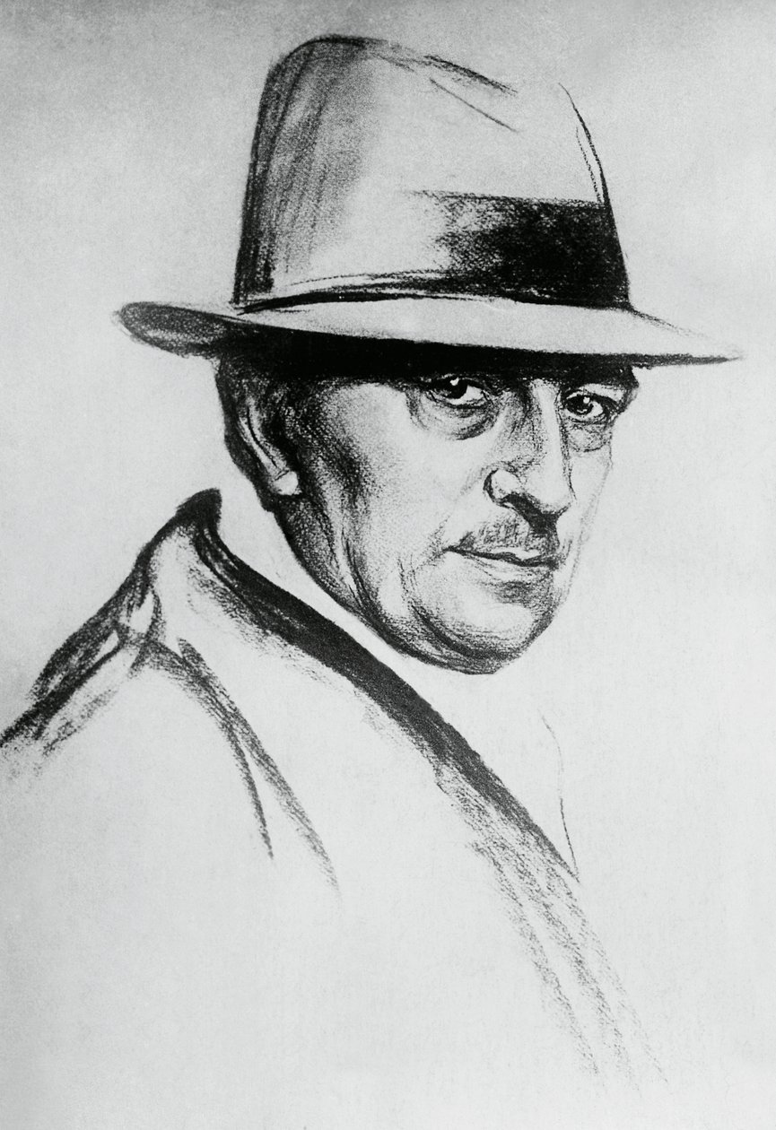 Dario Niccodemi (1874-1934) olasz drámaíró és író portréja alkotó: J.B. and Brown J. Rowbotham