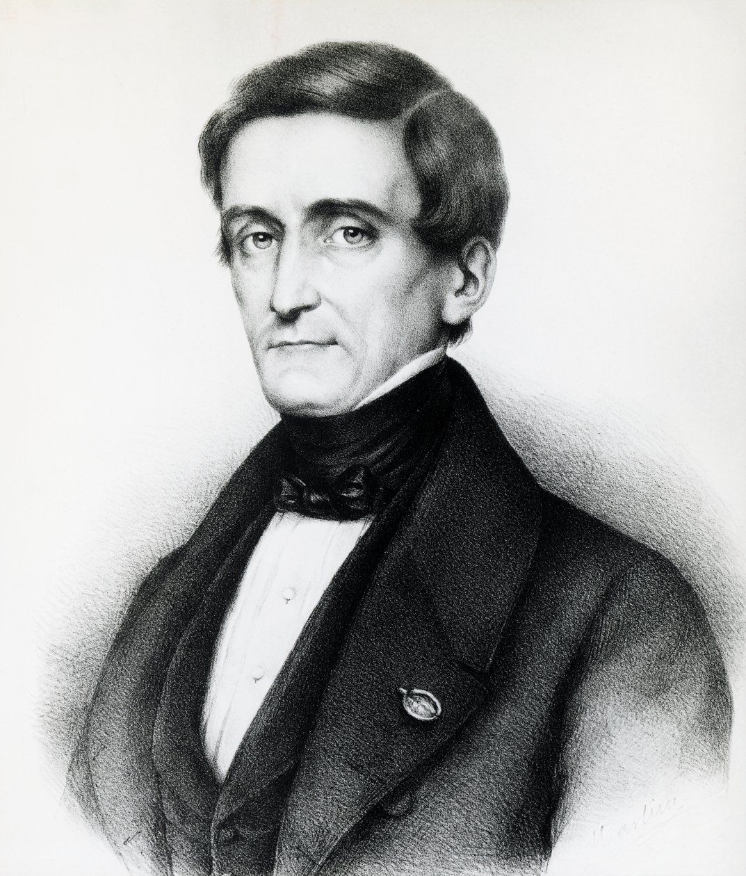 Pellegrino Rossi (1787-1848) olasz jogtudós, litográfia portréja alkotó: J.B. and Brown J. Rowbotham
