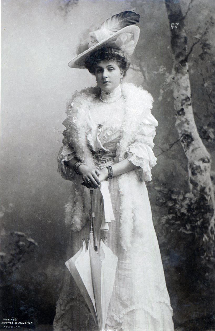 Spanyolország királynője, Ena, Battenberg, 1910 körül (f/w fotó) alkotó: J.B. and Brown J. Rowbotham