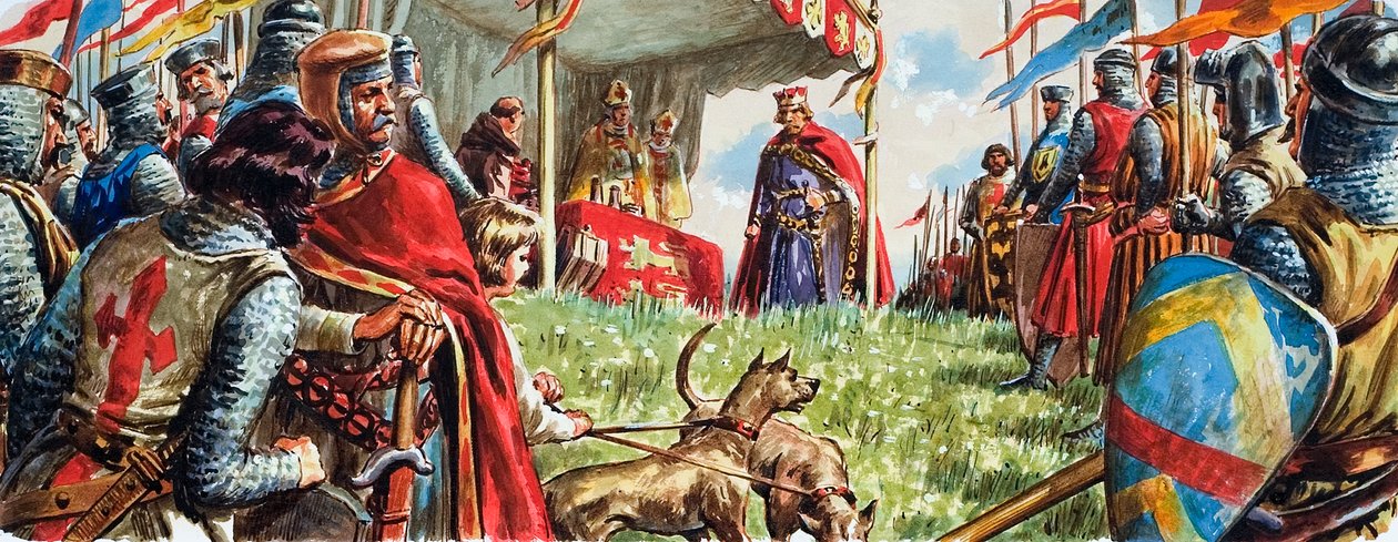 A Magna Carta aláírása alkotó: C.L. Doughty