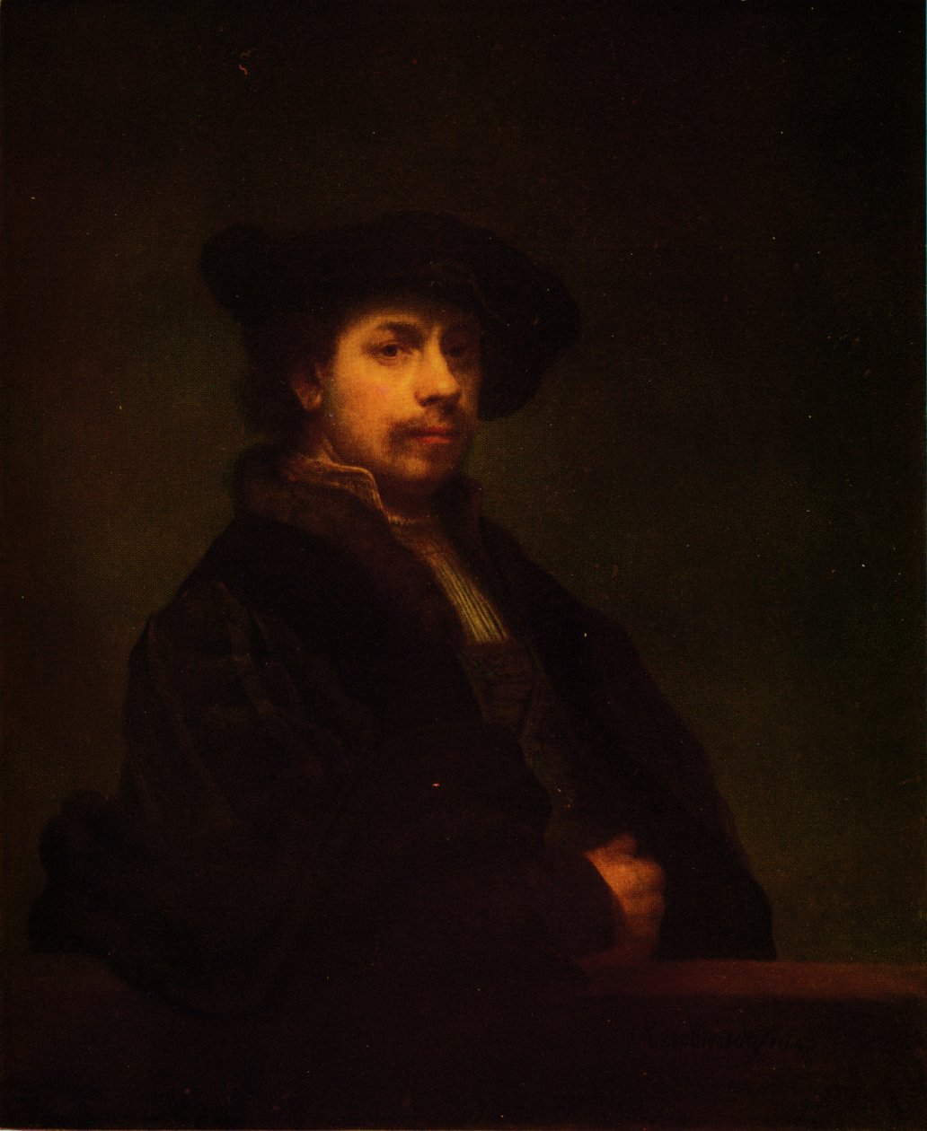 „Rembrandt portréjának másolata”, 1926 alkotó: CM Berwick