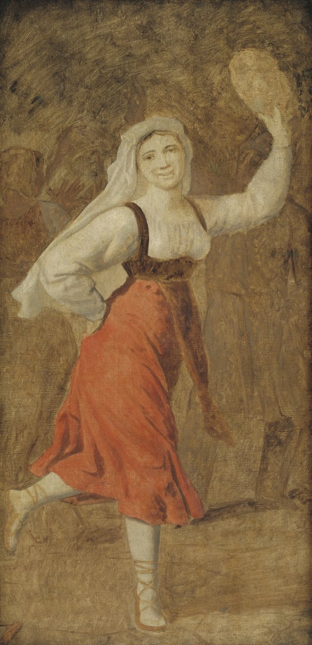 Egy táncoló olasz lány alkotó: Christoffer Wilhelm Eckersberg