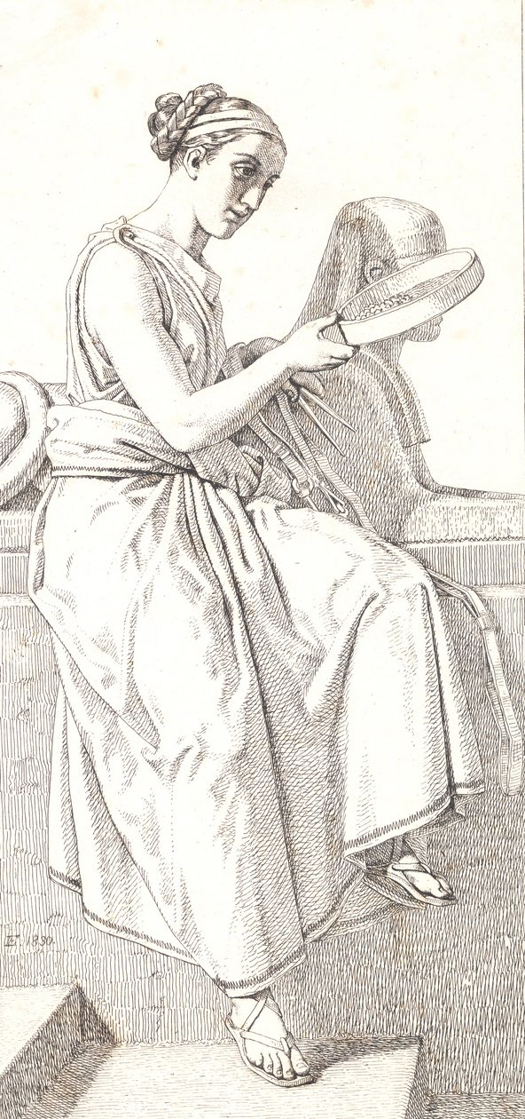 Ok. Allegorikus alak alkotó: Christoffer Wilhelm Eckersberg