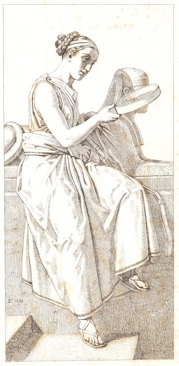 Ok. Allegorikus alak alkotó: Christoffer Wilhelm Eckersberg