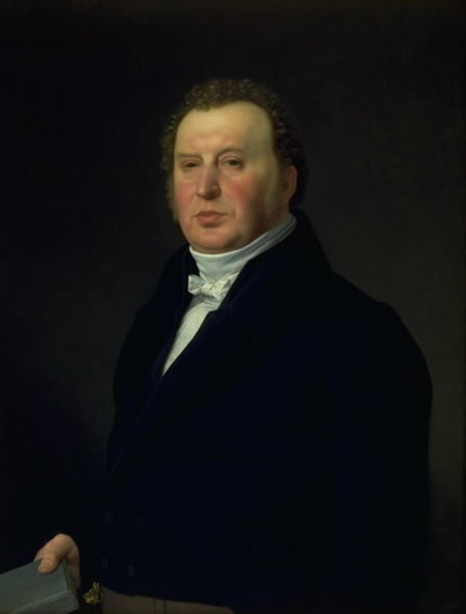 Johan Frederik Rost rendőrsebész. A művész családorvosa és barátja alkotó: Christoffer Wilhelm Eckersberg