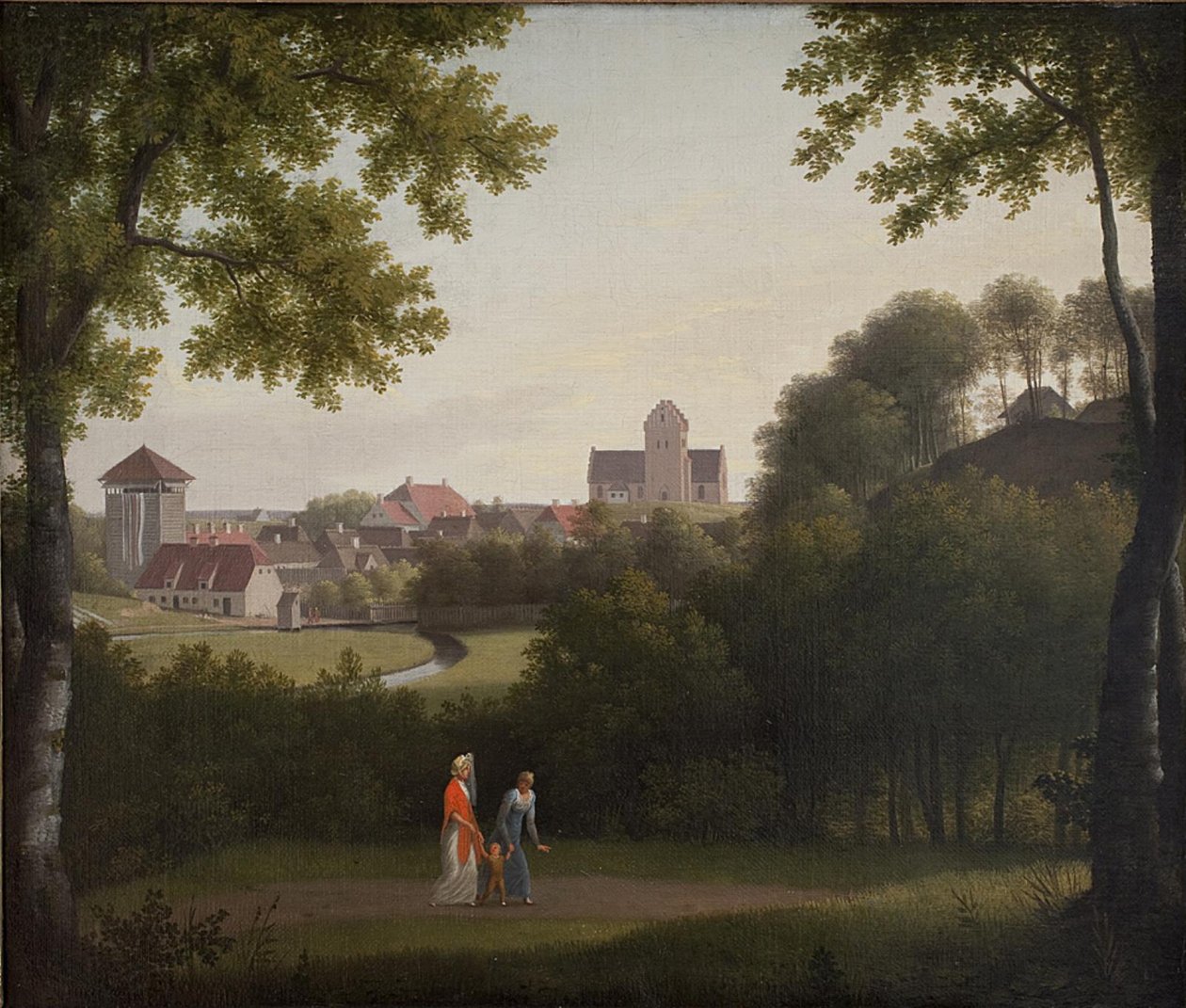 Nézet Lyngby felé alkotó: Christoffer Wilhelm Eckersberg