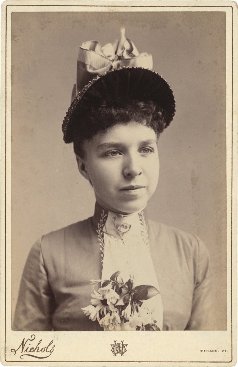 Női portré,1880-1890-es évek (fotó) alkotó: C.W. Nichols