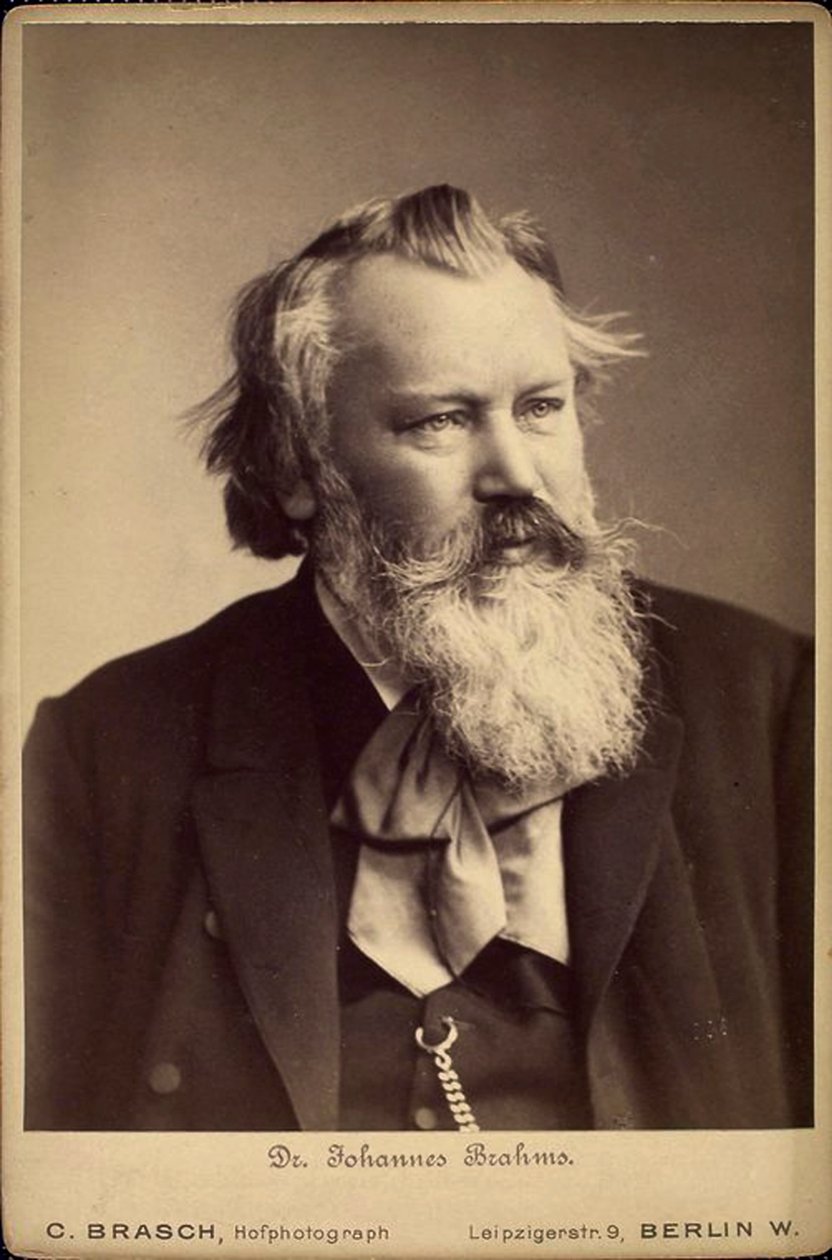 Johannes Brahms német zeneszerző és zongoraművész, 1889 alkotó: C Brasch