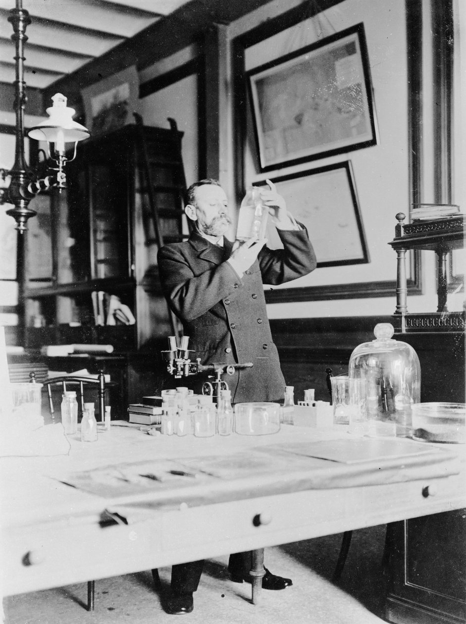 Honoré Charles Grimaldi, Albert monacói herceg dolgozószobájában alkotó: C. Chusseau Flaviens