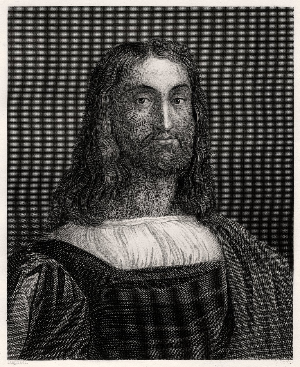 Marcantonio Raimondi, olasz metsző, XIX alkotó: C. Cook