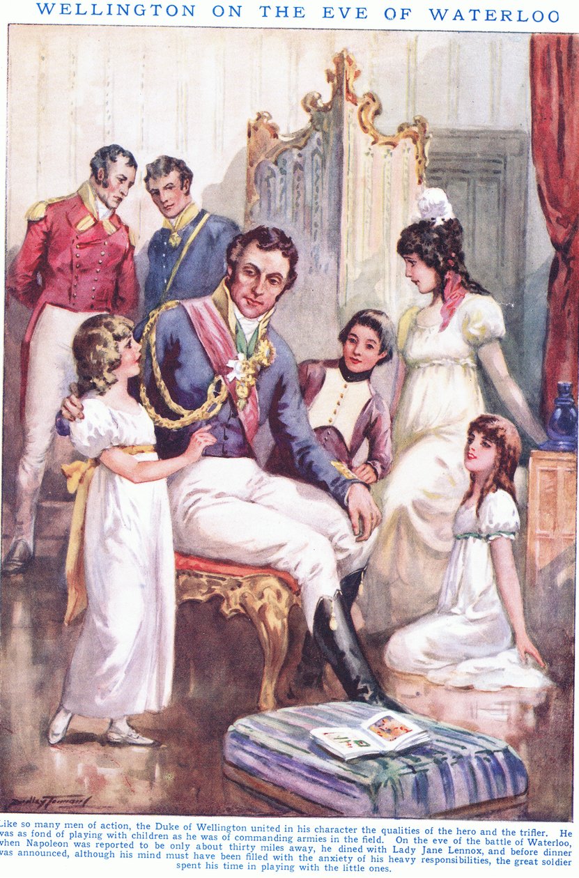 Wellington Waterloo előestéjén, i.sz. 1815 alkotó: C. Dudley Tennant