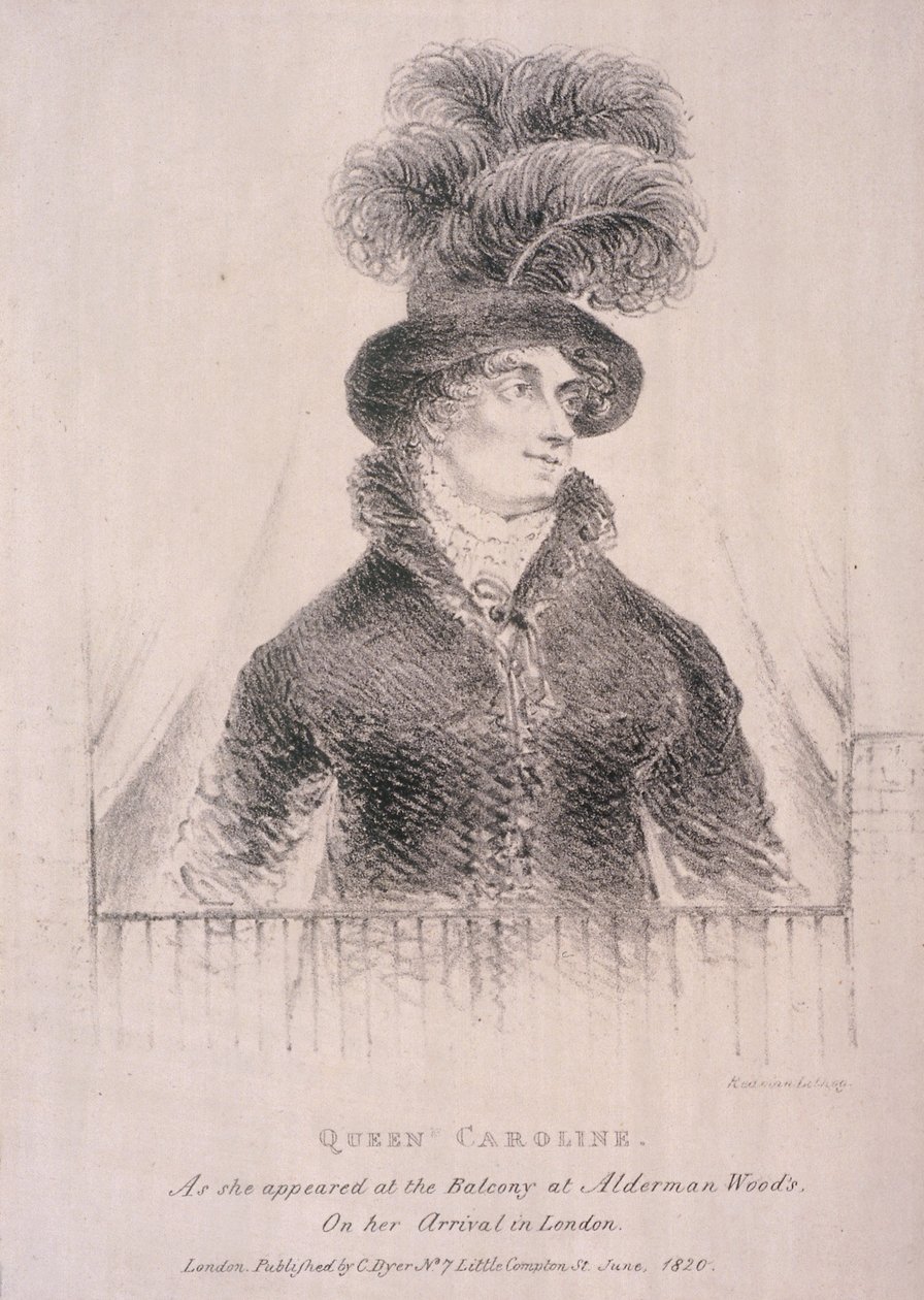 Caroline, IV. György hitvese, 1820 alkotó: C Dyer