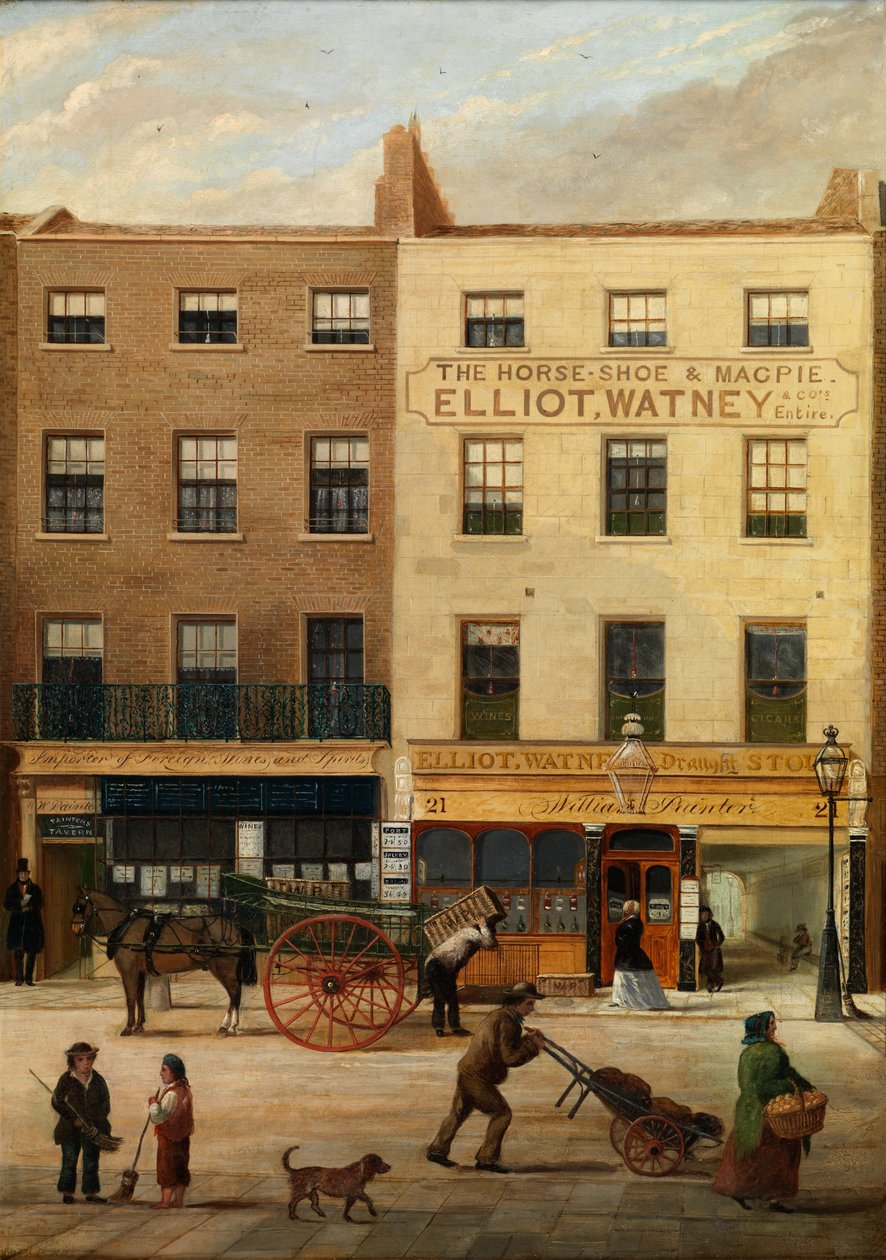 The Horseshoe and Magpie Public House, Westminster alkotó: C. E. Ambrose