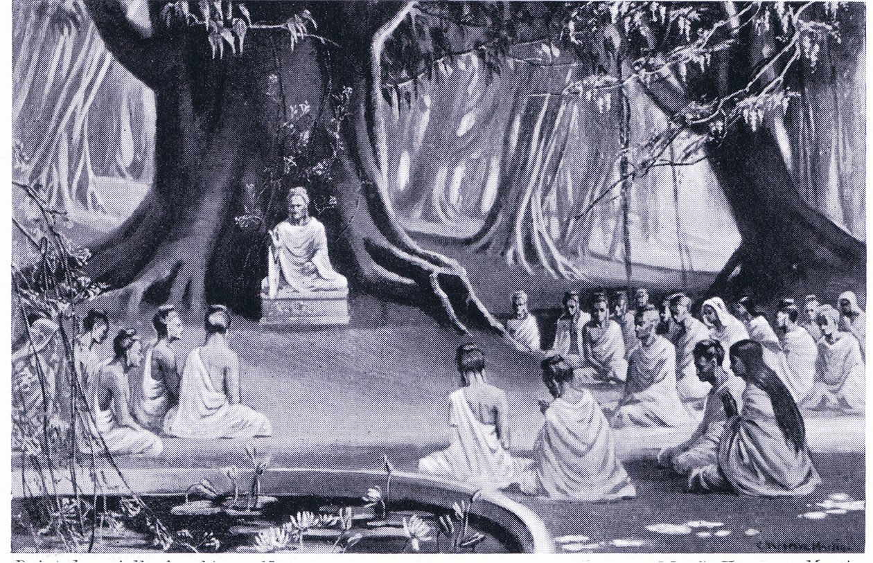 Buddha tanításának utolsó napjai, ie 489 alkotó: C. Hargrave Martin