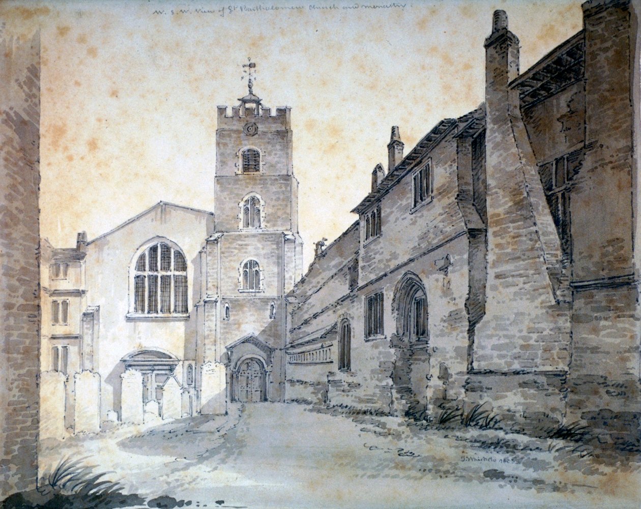 Nagy Szent Bertalan, London City, 1803 alkotó: C John M Whichelo