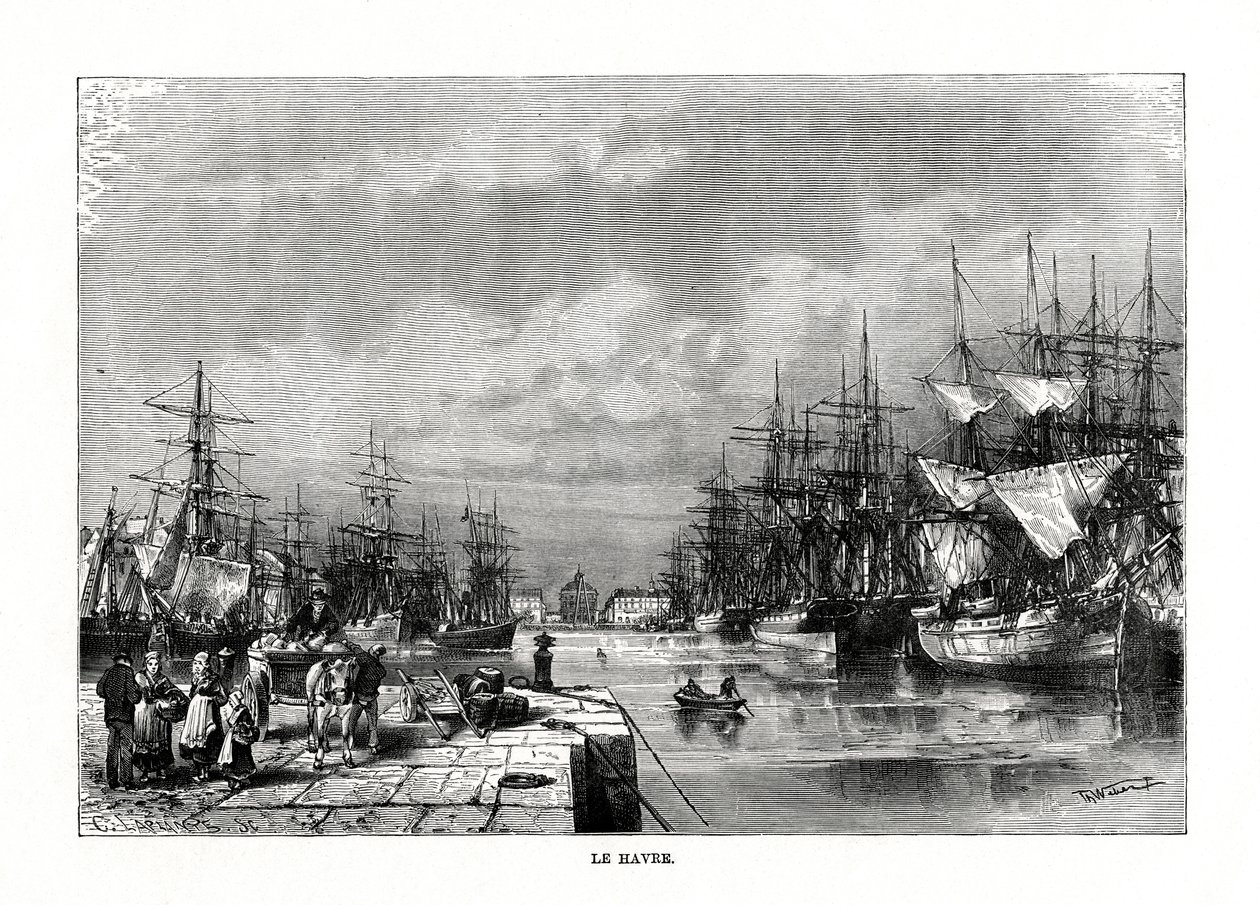 Le Havre, Normandia, Észak-Franciaország, 1879 alkotó: C. Laplante
