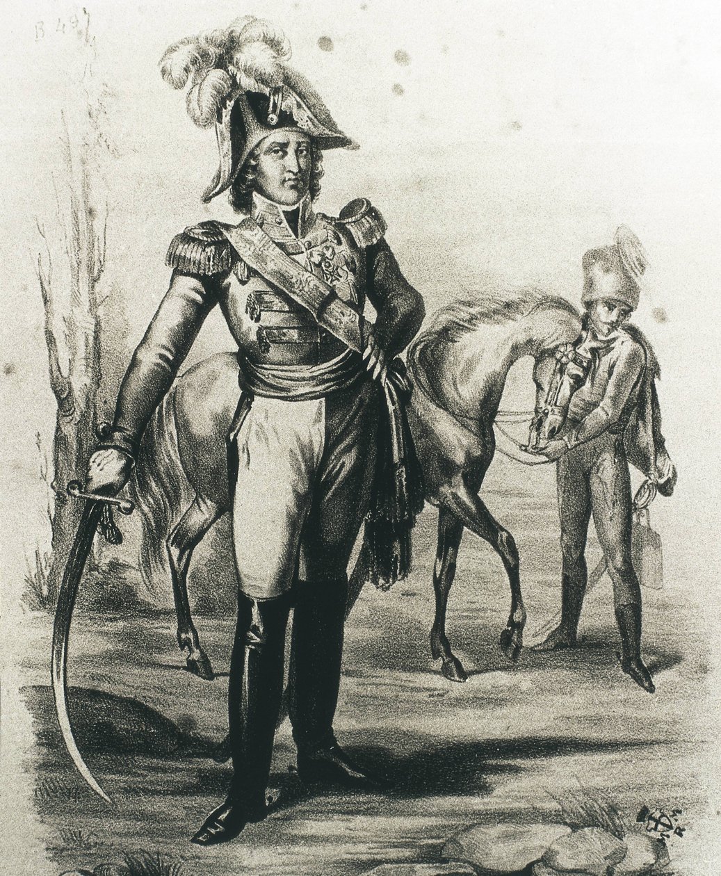 Joachim Murat (litográfia) alkotó: C. Perrin