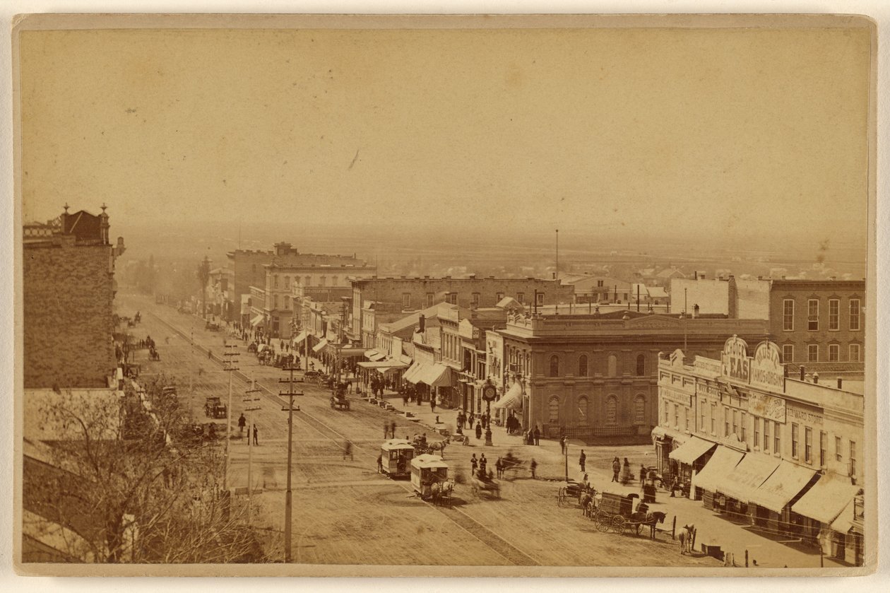 [West Side Main St., Salt Lake City Utah] alkotó: C. R. Savage