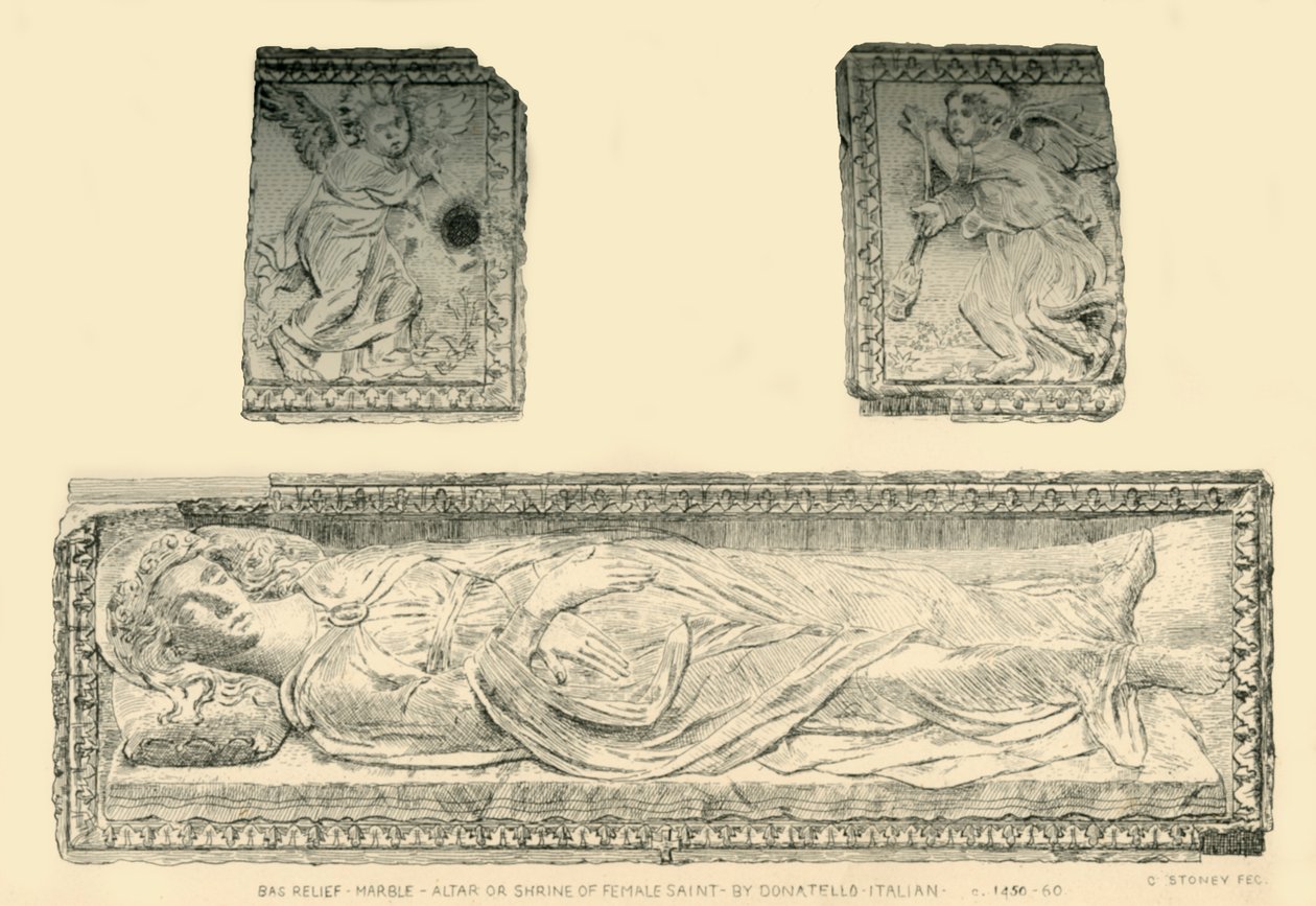 Santa Giustina szarkofágja, 1476, 1881. alkotó: C Stoney