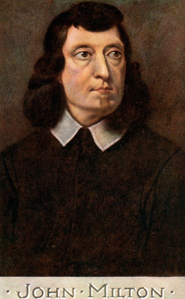John Milton 1608-1674, angol költő, 20. század eleje. alkotó: C. W. Quinnell