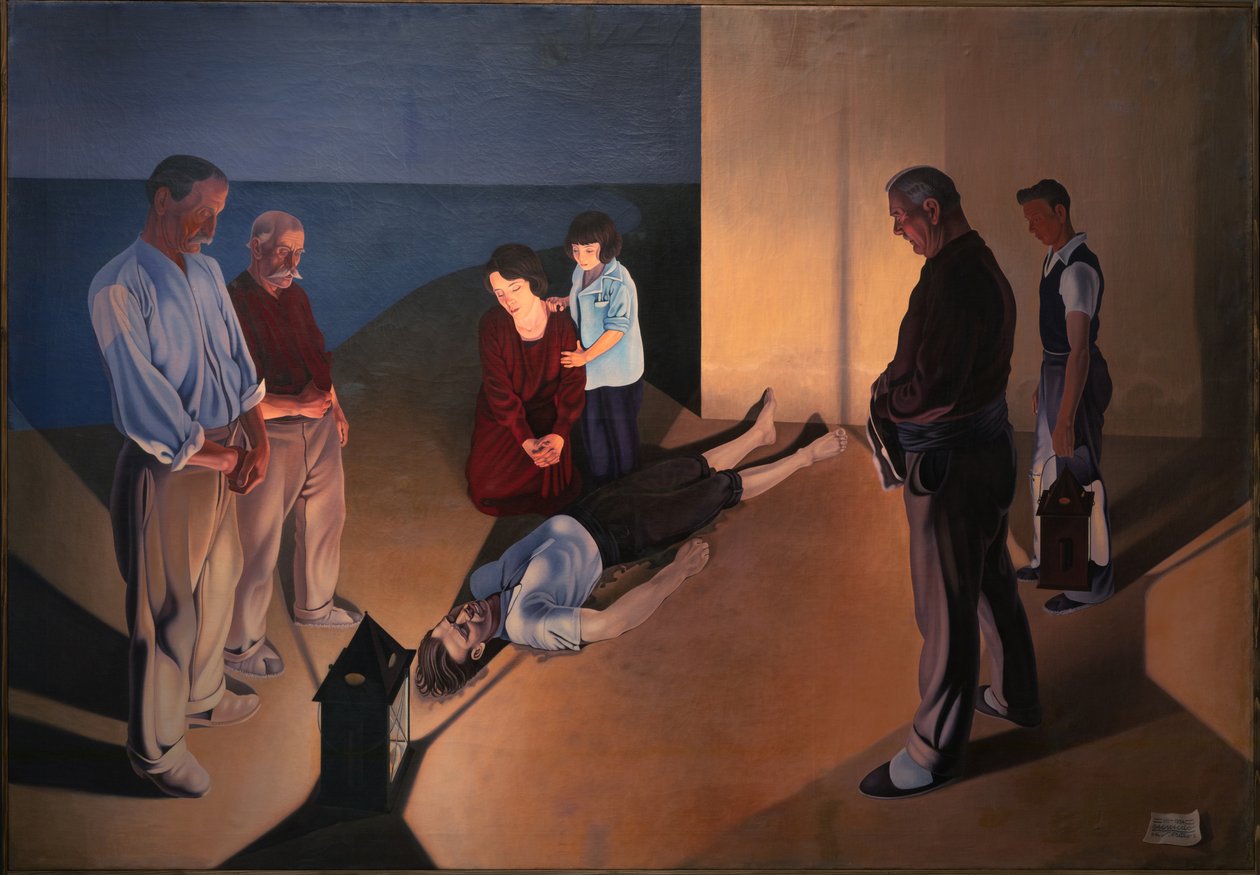 A Castaways, 1934. alkotó: Cagnaccio di San Pietro