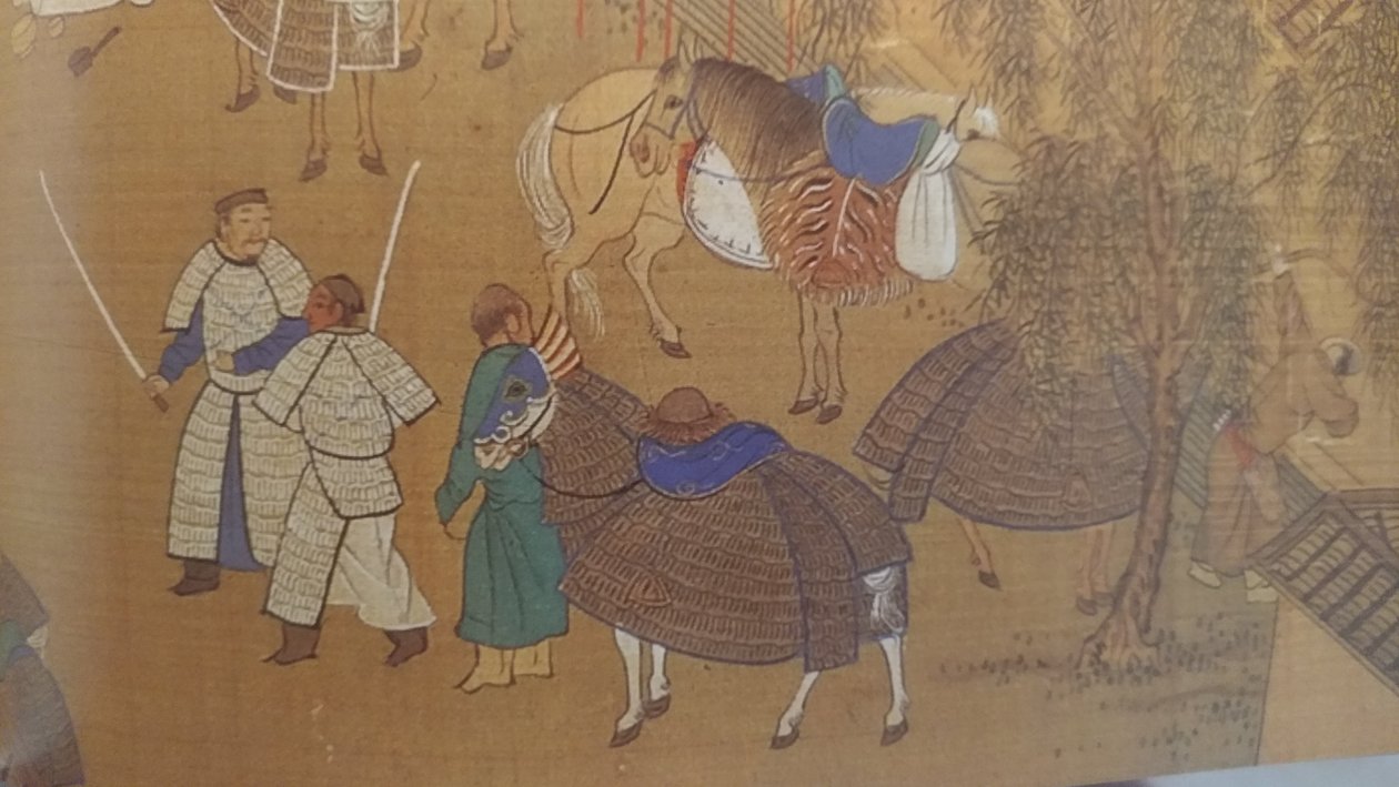 Ming ábrázolása X ion GNU CAI wen bőr visszatér hazájába alkotó: Cai Wenji Returns to Her Homeland
