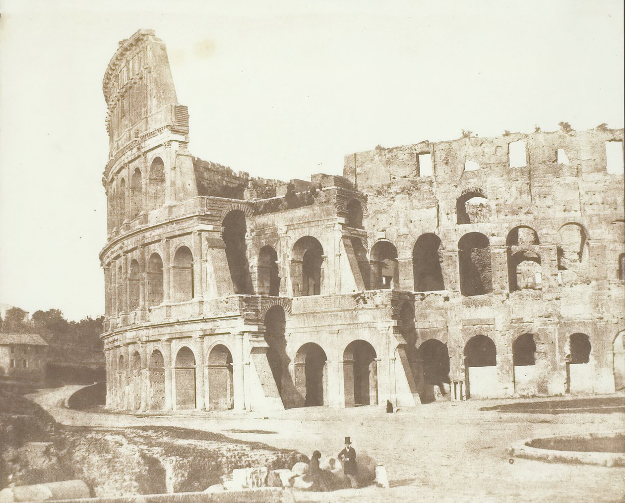 Colosseum, Róma, 2. nézet, 1846. május. alkotó: Calvert Jones
