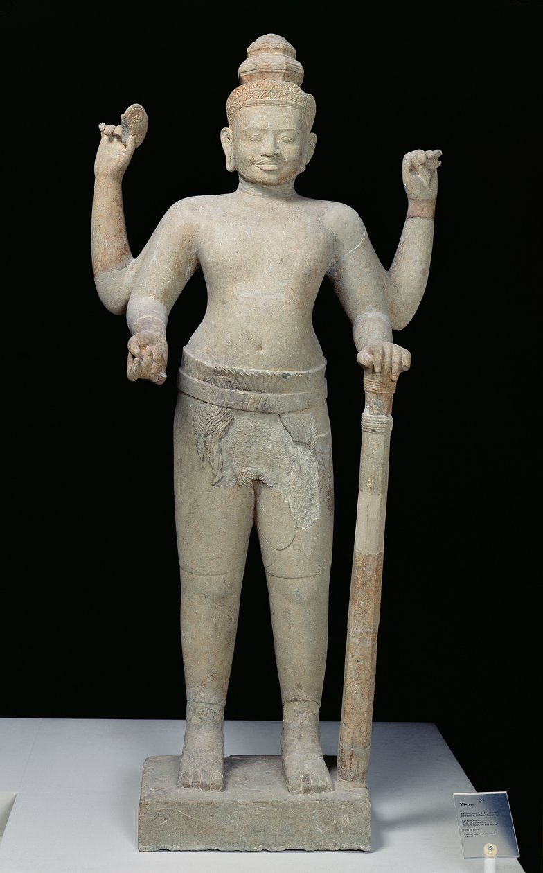 Álló Visnu alkotó: Cambodian School