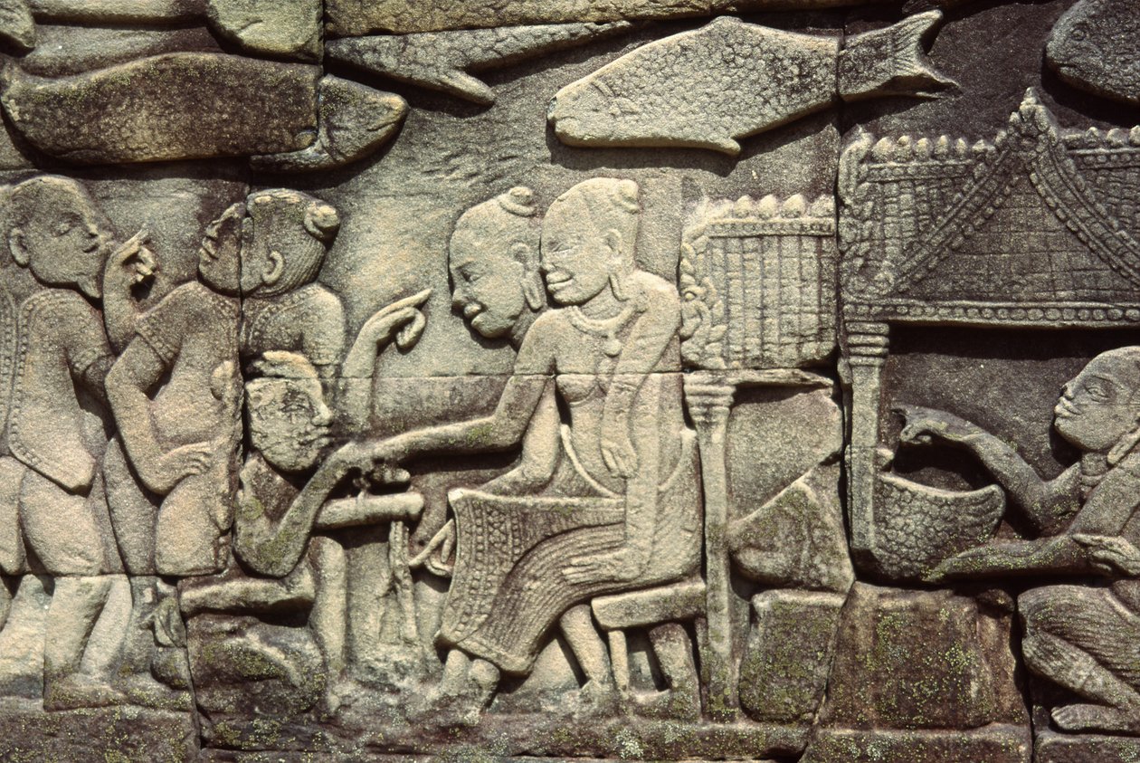 Kőfaragás alkotó: Cambodian School
