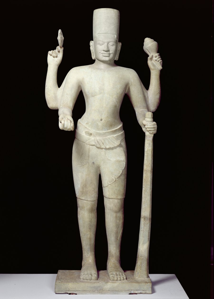 Visnu, 1-9. század (homokkő) alkotó: Cambodian School