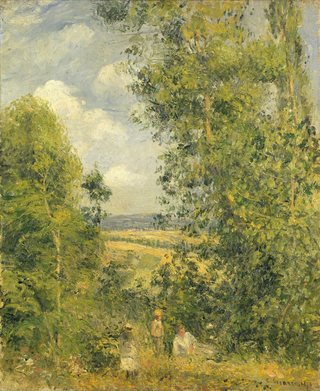 Pihenő a réten, 1878 alkotó: Camille Jacob Pissarro