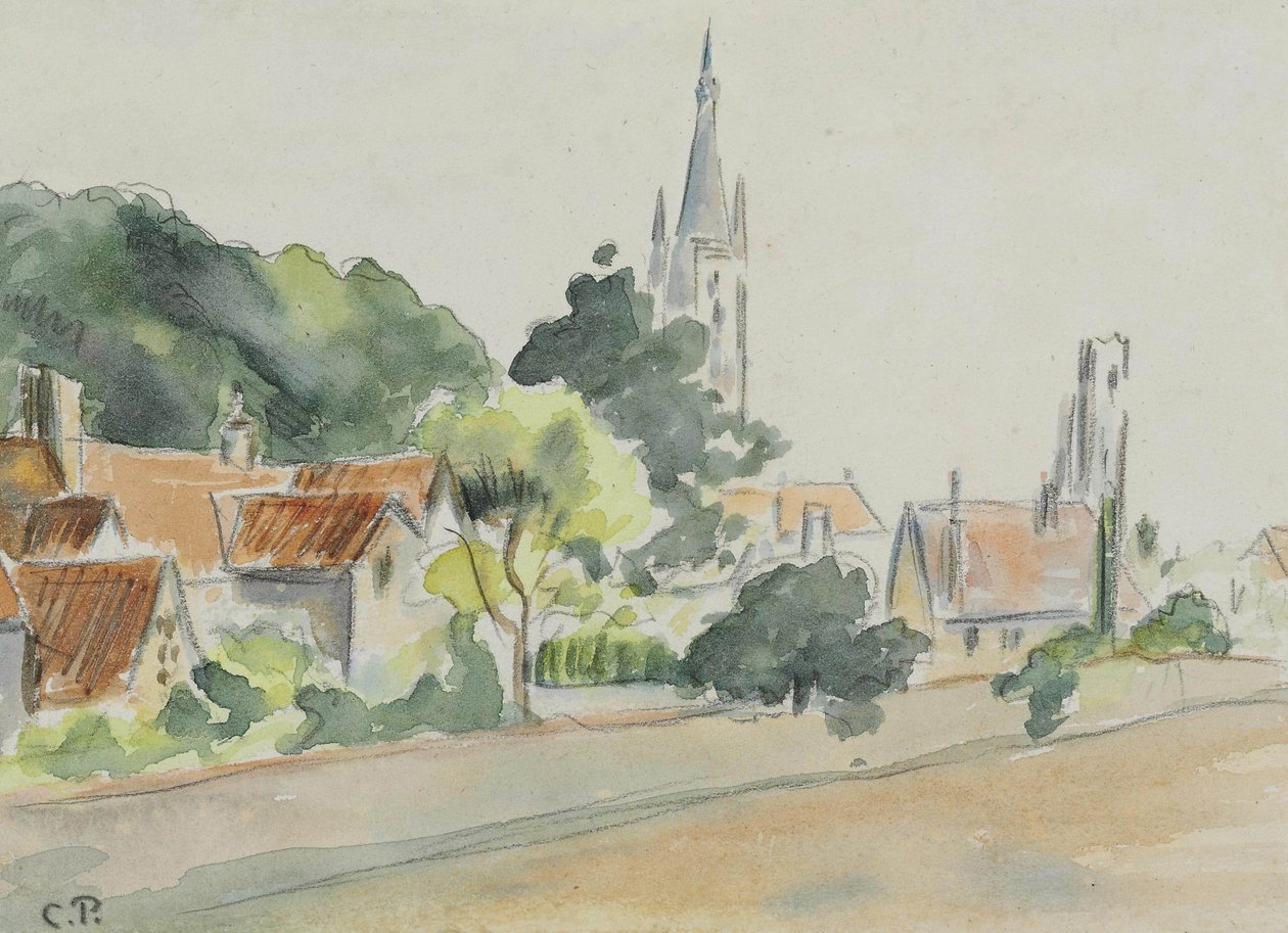 Mindenszentek templom, Beulah Hill alkotó: Camille Jacob Pissarro