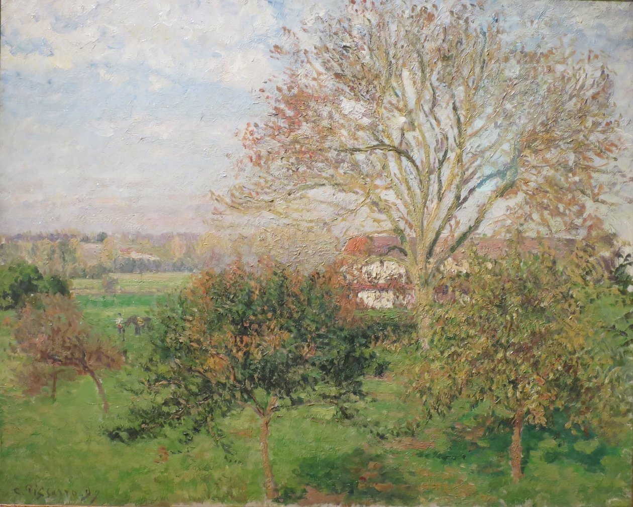 Őszi reggel az Éragnyban alkotó: Camille Jacob Pissarro