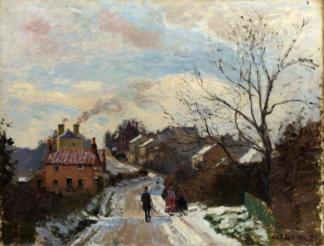 Fox Hill, Felső -Norwood alkotó: Camille Jacob Pissarro
