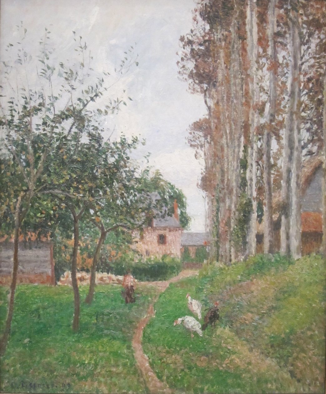 Gray Day, Varengeville, Auberge du Manoir alkotó: Camille Jacob Pissarro