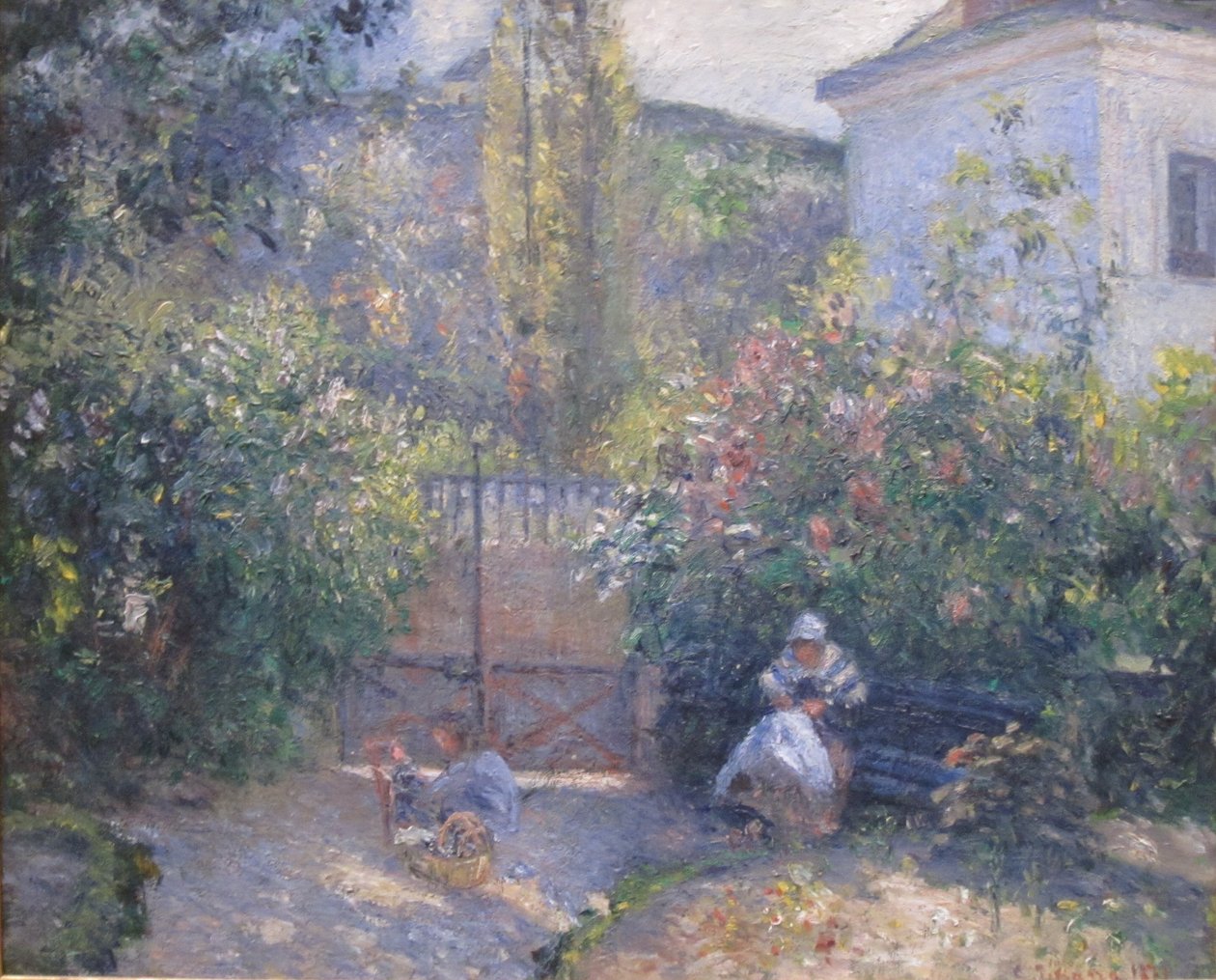 Ermitázs kert, Maison Rouge alkotó: Camille Jacob Pissarro