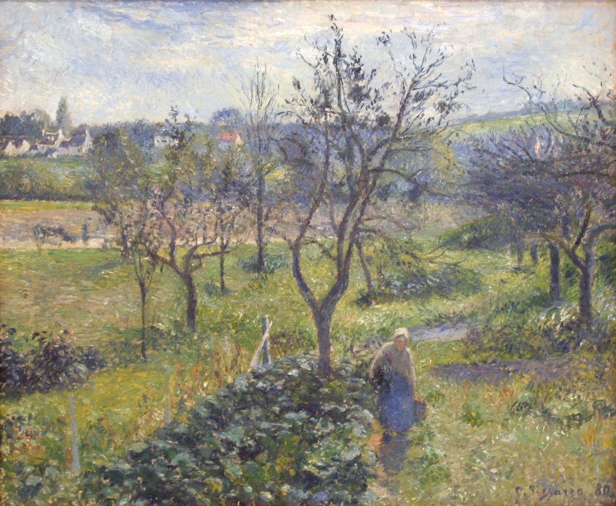 Kert Valhermeilben alkotó: Camille Jacob Pissarro