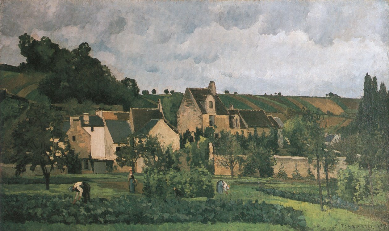 Az Ermitázs Pontoise -ban alkotó: Camille Jacob Pissarro